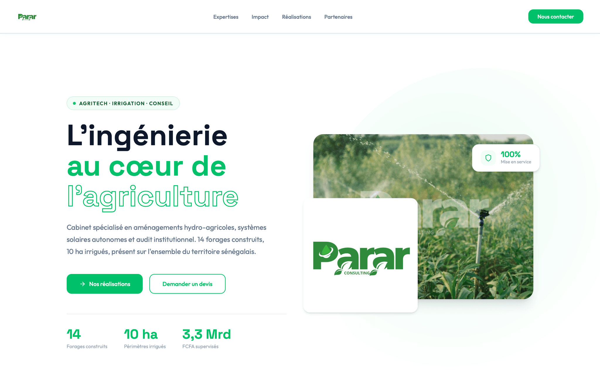 Projet PARAR Consulting - Makhtar Wade (AlmuxtaarDev)
