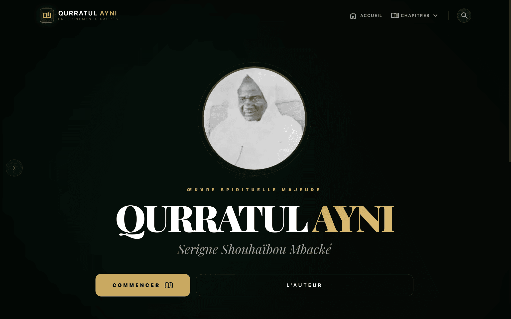 Projet Qurratul Ayni - Makhtar Wade (AlmuxtaarDev)
