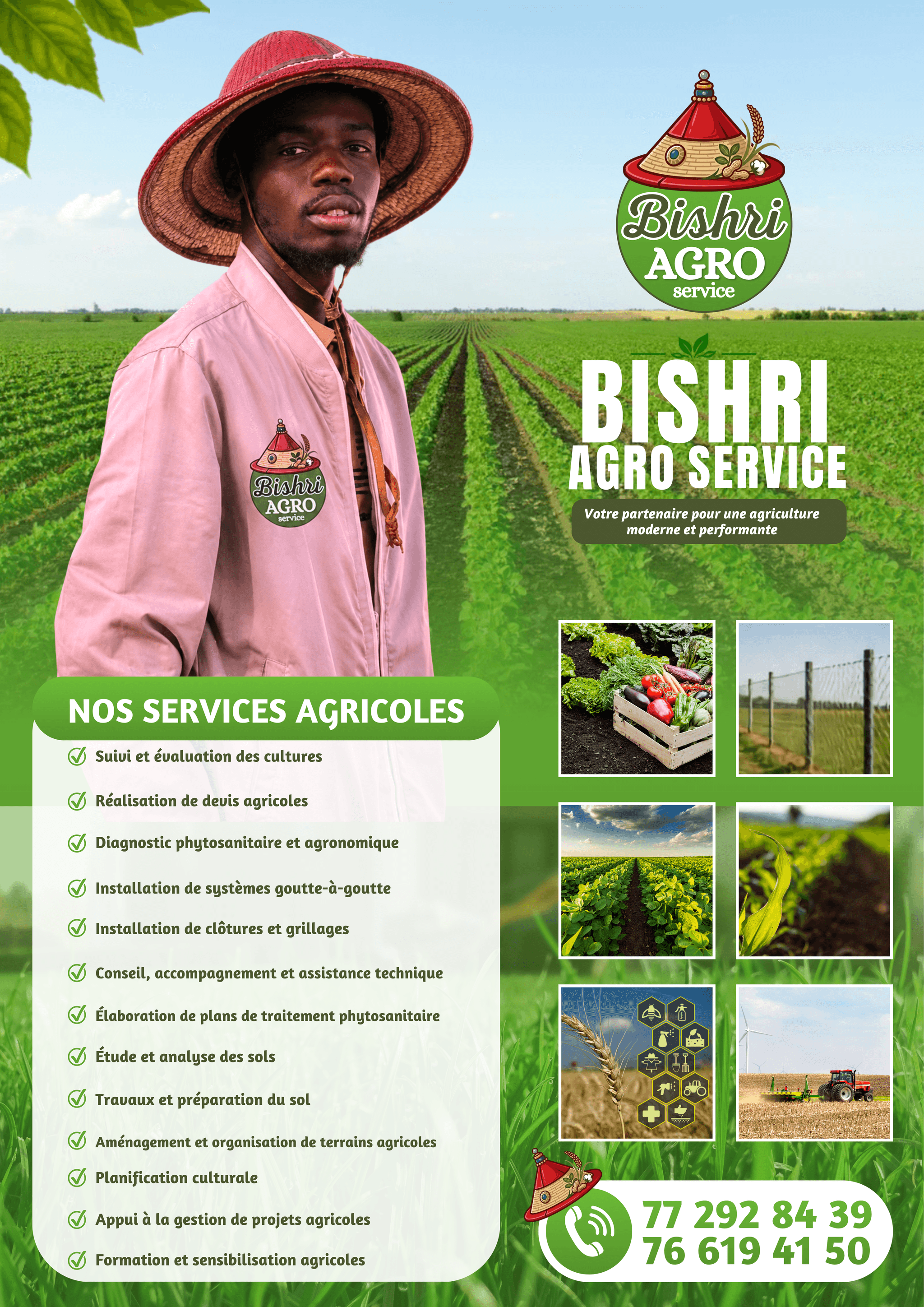 Projet Service Agri - Identité Visuelle - Makhtar Wade (AlmuxtaarDev)